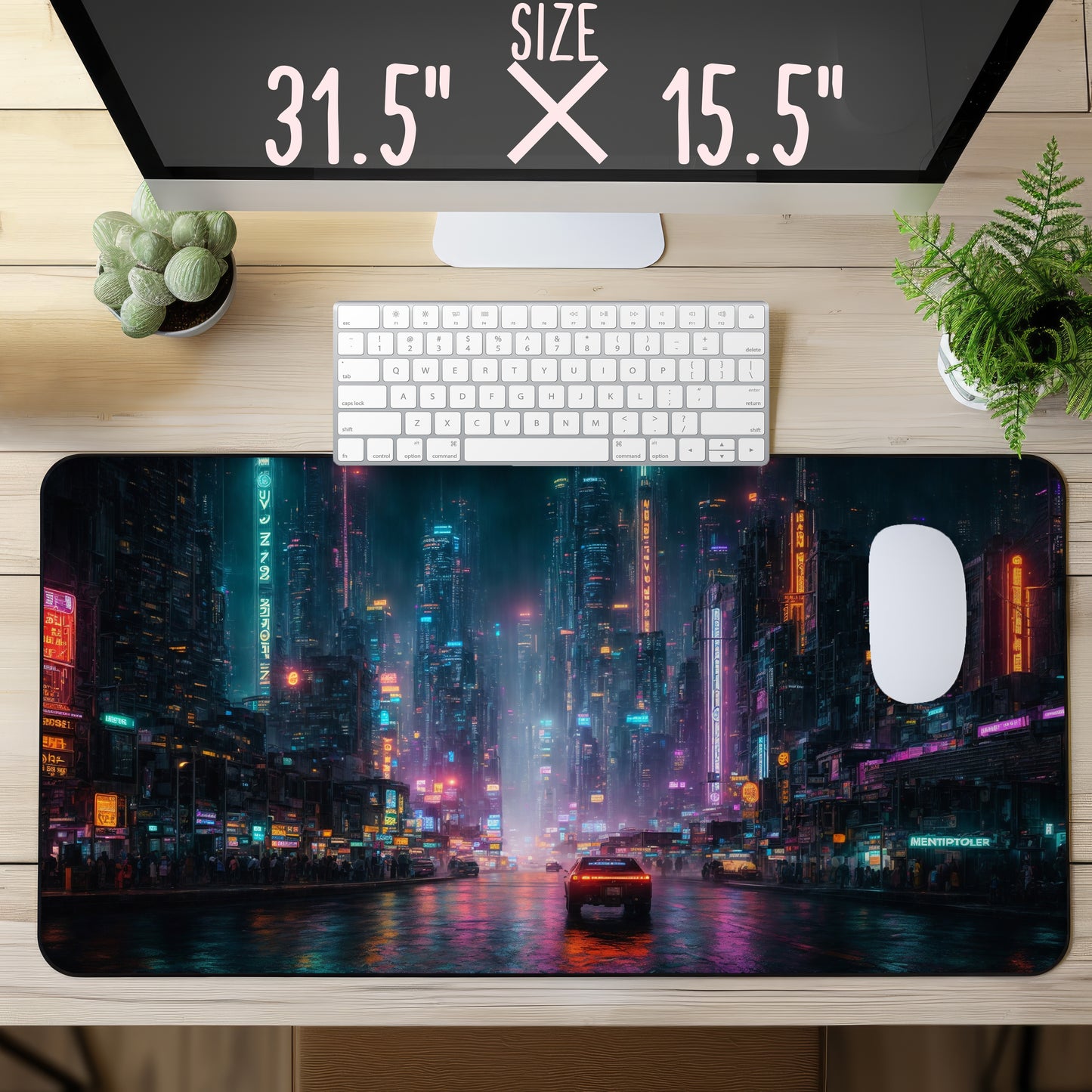 Futuristic Metropolis MousePad | 3 Styles To Choose From
