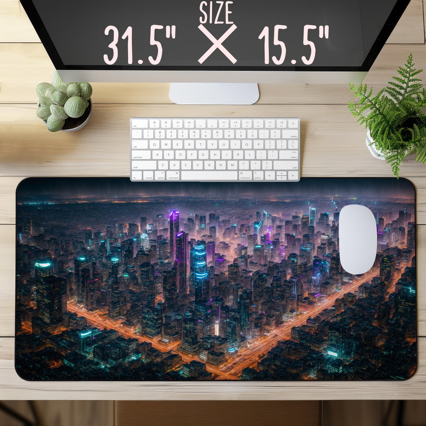 Futuristic Metropolis MousePad | 3 Styles To Choose From