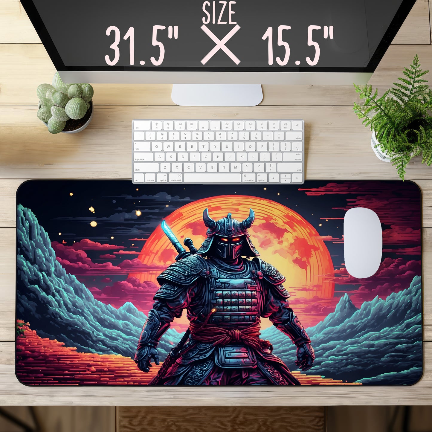Neon Samurai Gaming MousePad | 3 Styles To Choose From
