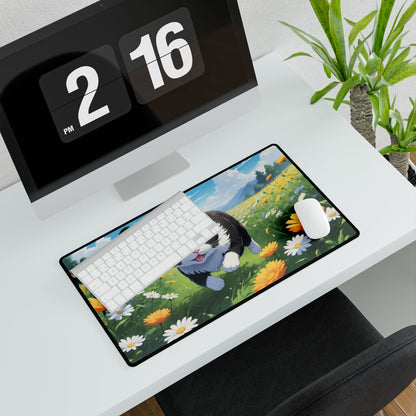 Cat in a Flower Field Gaming MousePad | 3 Styles To Choose From