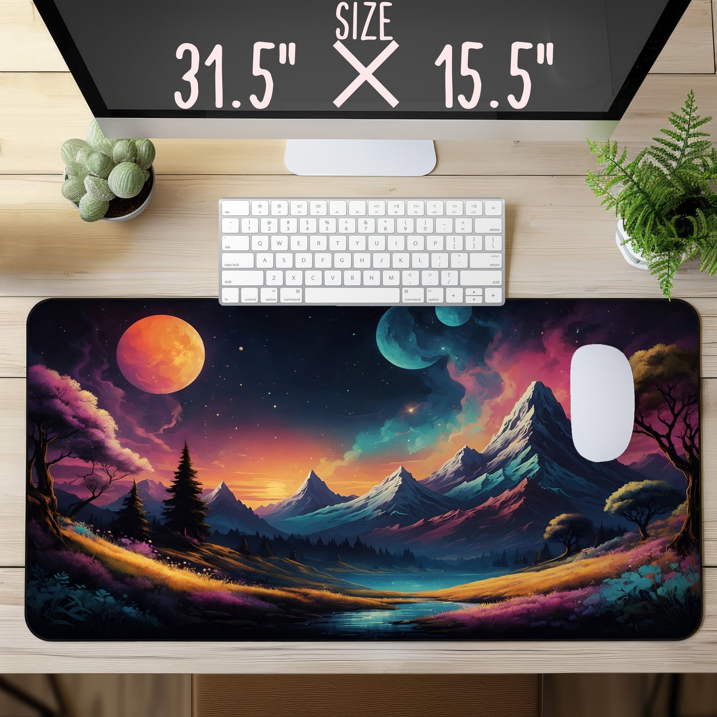 Celestial Bloom Gaming MousePad | 2 Styles To Choose From